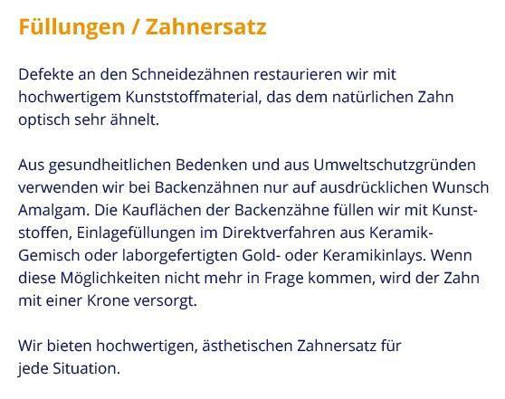Zahnfüllung