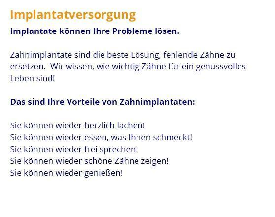 zahnimplantat